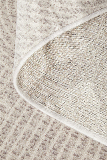 Prague Klarn Natural Tan Modern Geometric Wool Rug